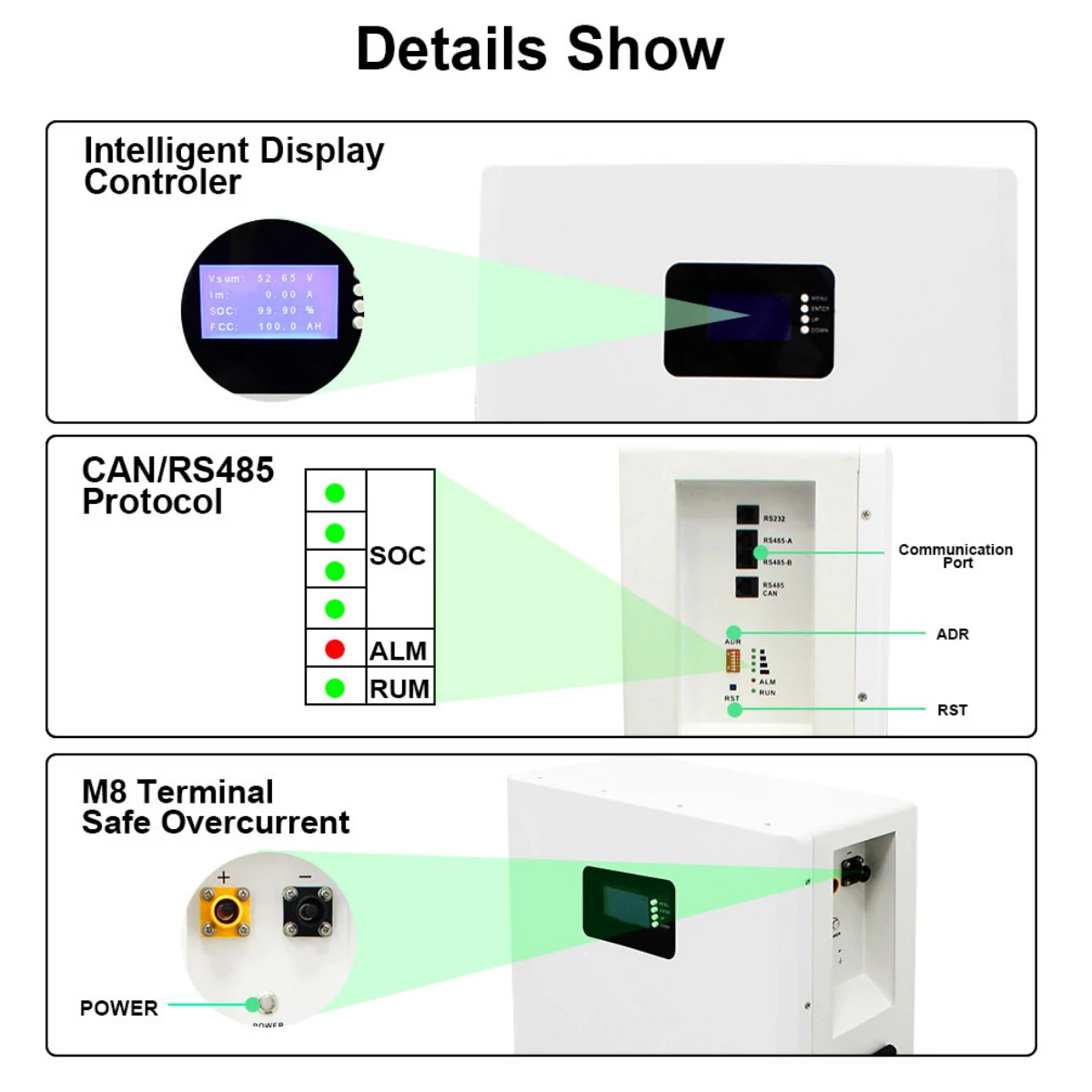 48V 184Ah 9.42kWh Power Wall LiFePO4 Battery